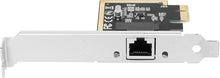 Load image into Gallery viewer, 1Gb PCI-E NIC Network Card for Realtek8111H,10MbE/100MbE/1GbE Copper Single RJ45 Port,with Realtek RTL8111H Chip,1GbE PCI Express 1.1 X1 Ethernet Adapter Support Windows/Linux/MAC