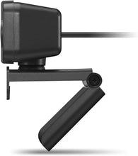 Load image into Gallery viewer, Lenovo HD 1080p Webcam (300 FHD)- Black w/ 95° Wide Angle, 360° Rotation Pan & Tilt, Dual Microphones, Privacy Shutter