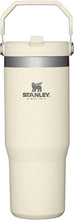 Load image into Gallery viewer, STANLEY IceFlow Stainless Steel Tumbler with Straw - Vacuum Insulated Water Bottle for Home, Office or Car - Reusable Cup with Straw Leak Resistant Flip - Cold for 12 Hours or Iced for 2 Days (Cream)
