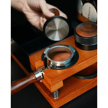 Load image into Gallery viewer, 58mm Espresso Tamper, Coffee Tamper with 30lbs Spring Loaded, Espresso Coffee Tamper with Stainless Steel Ripple Base and Rosewood Handle Fits for E61,Breville and All 58mm Espresso Machines_5740