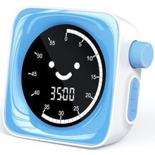 Load image into Gallery viewer, 60-Minute Visual Timer for Kids Digital Visual Countdown Timer for Kids Toddler for School Classroom, Time Management Tool with Silent Operation, Blue & White, minBlueWhite_1
