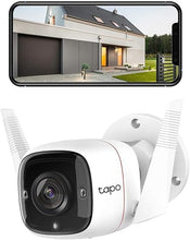 Load image into Gallery viewer, Tapo TP-Link 2K Security Camera Outdoor Wired, IP66 Weatherproof, Motion/Person Detection, Built-in Siren w/Night Vision, Cloud/SD Card Storage, 2-Way Audio, Works w/Alexa & Google Home C310