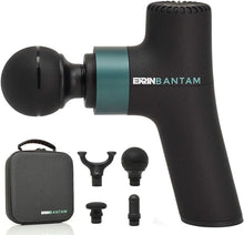 Load image into Gallery viewer, Ekrin Athletics Bantam Mini Massage Gun - Compact Deep Tissue Muscle Massager with Adjustable Speeds & 4 Attachments - Long Battery Life, Lightweight, Travel Friendly