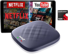 Load image into Gallery viewer, CarlinKit CarPlay Box Streaming Device for Car – YouTube, TikTok, Netflix CarPlay Adapter | Convert Wired to Wireless CarPlay & Android Auto | Android 13.0, 8-Core, 8GB+128GB, SM6225, Blue