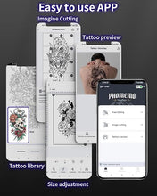 Load image into Gallery viewer, Phomemo TP88 Tattoo Transfer Stencil Printer- Thermal Tattoo Printer with 10pcs Transfer Paper, Bluetooth Tattoo Machine for Tattoo Artists, Compatible with Smartphone & PC