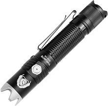 Load image into Gallery viewer, ThruNite BSS V6 Black Scout Survival Customized Edition EDC Flashlight, USB-C Rechargeable LED Flashlight, High 2000 Lumens, 6 Light Modes, Dual Switches Bright Flashlights, Black - CW