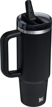 Load image into Gallery viewer, Stanley Quencher ProTour Flip Straw Tumbler with Leakproof Lid 30 oz | Built-In Straw & Handle | Cupholder Compatible for Travel | Insulated Stainless Steel Cup | BPA-Free | Black Solid
