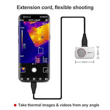 Load image into Gallery viewer, Thermal Imager,Thermal Camera Android 256x192 High Resolution 25Hz,Smallest Metal Shell Thermal Imaging Camera,Temperature Detection Infrared Camera,Work for Android with APP