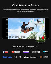 Load image into Gallery viewer, OBSBOT Tail Air & Smart Remote Combo, Streaming Camera with AI Tracking PTZ, Intelligent APP, Gesture Control, HDMI/USB-C/Wireless Webcam, Video Cameras for Filming, Worship, Content Creator, etc.