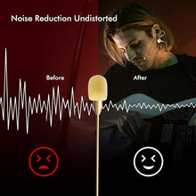 Load image into Gallery viewer, KIMAFUN Headset/Headworn Microphone Single Earset Ear-Hook Over Ear Hanging Condenser Mic Compatible with AKG Wireless System Bodypack Transmitter, Ideal for Performance, Theater, Lecture - Beige D3