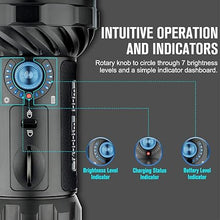 Load image into Gallery viewer, OLIGHT Marauder 2 Rechargeable Handheld Flashlight 14,000 Lumens Ultra Bright Flashlight with 3X Build-in Battery Pack for Home, Outdoors, Emergency Use