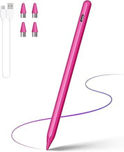 Load image into Gallery viewer, DRYMOKINI Stylus Pen, Active Stylus Pen Touch Screens Compatible for Android and iOS Tablet/Phones, Rechargeable Universal Stylus Pencil Compatible for A-pple/i-Pad/Phone Tablet, BabyPink