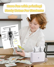 Load image into Gallery viewer, Phomemo M04S Bluetooth Portable Printer-Thermal Label Printer Notes Printer, Support 2/3/4 inch Printing Width, Compatible with Phones, Computer, 300dpi, Great for Document, Notes, Sticker, Label