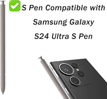 Load image into Gallery viewer, 2 Pack S24 Ultra S Pen for Samsung Galaxy S24 Ultra S Pen Replacement, US Version, EJ-PS928BJEGUS, for Samsung Galaxy S24 Ultra Stylus Pen withoutBluetooth (Light Gray)