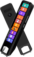 Load image into Gallery viewer, Translator Pen Scanner, Multipurpose OCR Digital Scan Translator Smart Pen Reader 134 Language Translation Scanning Reading Pen for Dyslexia Business Students Adults Language Learners (Black)