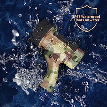 Load image into Gallery viewer, BUYSIGHT Rechargeable Spotlight Flashlight, Hand held Spotlight 800 lumens Waterproof Flashlight Hunting Lamp with red Filter(Camouflage Gray Mini)