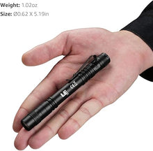 Load image into Gallery viewer, LE LED Pen Flashlights, Lightweight, Mini, Waterproof Pocket Flashlight with Clip, 2 Pack Small Flashlights for Inspection, Work, Emergency
