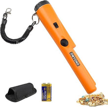 Load image into Gallery viewer, Dmyond Metal Detector Pinpointer, Professional Waterproof Handheld Pin Pointer Wand, Search Treasure Pinpointing Finder Probe with 9V Battery for Adults, Kids - Orange