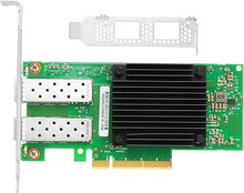 Load image into Gallery viewer, 25GbE NIC Card for Mellanox MCX512A-ACAT, PCIe 3.0 x8 25Gb Ethernet NIC with Mellanox ConnectX-5 En Chipset, Dual SFP28 Network Card Support RDMA