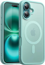 Load image into Gallery viewer, JETech Magnetic Case for iPhone 16 Plus 6.7-Inch Compatible with MagSafe, Translucent Matte Back Slim Shockproof Phone Cover (Teal)