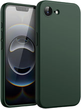Load image into Gallery viewer, JETech Liquid Silicone Case for iPhone 16e 6.1-Inch 2025, Silky Soft Touch Full-Body Protective Phone Case, Anti-Scratch Shockproof Cover with Microfiber Lining (Midnight Green)