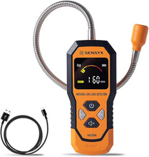 Load image into Gallery viewer, Rechargeable Gas Detector Portable Natural Gas Tester Detector, Combustible Propane Methane Gas Sensor Sniffer (SHG200M Natural Gas Detector)
