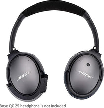Load image into Gallery viewer, Upgraded aptX Wireless Bluetooth Adapter for Bose QuietComfort QC 25 Headphones with Mic/Volume Control, Black
