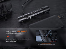 Load image into Gallery viewer, Fenix PD36R Pro High Lumen Tactical Flashlight, 2800 Lumen Dual Rear Switches USB-C Rechargeable with Battery and Lumentac Organizer