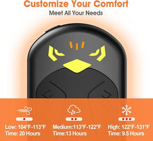 Load image into Gallery viewer, Hand Warmers, Rechargeable Hand Warmer, 2 Pack Rapid Heating Electric Hand Warmers Rechargeable, Portable Pocket Hot Hands Handwarmers Gifts for Women, Men, Camping, Hunting Gear Fuchsia