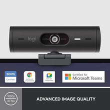 Load image into Gallery viewer, Logitech Brio 501 Full HD Webcam with Auto Light Correction,Show Mode, Dual Noise Reduction Mics, Privacy Cover, Works with Microsoft Teams, Google Meet, Zoom, USB-C Cable - Black