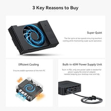 Load image into Gallery viewer, TRIGKEY Mini PC K-N95, Intel Alder Lake N95(up to 3.4GHz, 4C/4T), 16GB DDR4 RAM 500GB M.2 SSD, Mini Desktop PC Computer Support Max 4K 60Hz Dual HDMI Display/USB3.2 *3/WiFi5/BT5, Home/Office/Education