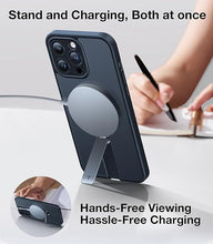 Load image into Gallery viewer, TORRAS Upgraded 360°Rotable Stand Magnetic Case for iPhone 16 Pro Max Case,Full Camera Protection,Fit for MagSafe,16FT Mil-Grade Drop Protection for Case iPhone 16 Pro Max (6.9"), Black Titanium