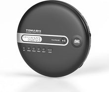 Load image into Gallery viewer, Portable CD Player with Bluetooth, CD Player with Headphones, ESP 40 Seconds for Home Travel, Stereo CD Walkman with LCD Display for Adults Students Kids