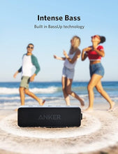 Load image into Gallery viewer, Anker Soundcore 2 Portable Bluetooth Speaker with IPX7 Waterproof, 24-Hour Playtime, Wireless Stereo Pairing, 12W Stereo Sound, Bluetooth 5, Bassup, Speaker for Home, Shower, Outdoors, Travel