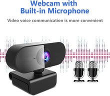 Load image into Gallery viewer, Streaming Webcam with Microphone & Ring Light 2K HD Web Cam with Cover,Stand for PC/MAC/Laptop/Desktop, Wide Angle Web Cameras for YouTube,Skype,Zoom,Xbox One,Video Calling,Studying and PS4