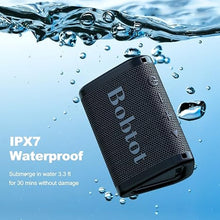 Load image into Gallery viewer, Bobtot Portable Bluetooth Speaker Wireless 10W Peak, IPX7 Waterproof Mini Speaker, 15H Playing Time, Loud and Stereo Sound with Bass, TWS Pairing, Outdoor Small Speaker for Party, Camping, Travel