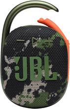 Load image into Gallery viewer, JBL Clip 4 - Portable Mini Bluetooth Speaker, big audio and punchy bass, integrated carabiner, IP67 waterproof and dustproof, 10 hours of playtime, speaker for home, outdoor and travel (Squad)