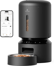 Load image into Gallery viewer, PETLIBRO Automatic Cat Feeder, 5G WiFi Automatic Dog Feeder with Freshness Preservation, 5L Timed Cat Feeder with Low Food Sensor, Up to 10 Meals Per Day, Granary Pet Feeder for Cats, Black