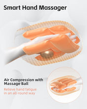Load image into Gallery viewer, SHINE WELL Cordless Hand Massager with Heat and Compression FSA HSA Eligible,Mothers Day Gifts,Gifts for Her,Birthday Gifts for Women and Men,Hand Massager Machine Relieve Hand Fatigue and Soreness