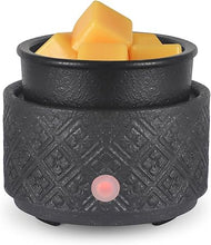 Load image into Gallery viewer, MOCOSA Wax Melt Warmer for Scented Wax,3-in-1Ceramic Wax Warmer Fragrances Candle Oils, Home Fragrance Wax Burner,Electric Candle Warmer as Gift for Mom Women(Black)