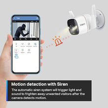 Load image into Gallery viewer, Tapo TP-Link 2K Security Camera Outdoor Wired, IP66 Weatherproof, Motion/Person Detection, Built-in Siren w/Night Vision, Cloud/SD Card Storage, 2-Way Audio, Works w/Alexa & Google Home C310