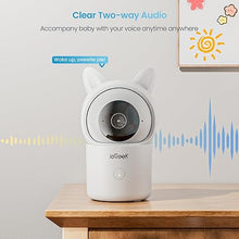 Load image into Gallery viewer, ieGeek Baby Monitor with 2 Cameras, Split-Screen Video Baby Monitor with Audio and 1080P Camera 4.3" Screen - Night Vision, Two-Way Talk, Cry & Motion Detection, Pan-Tilt-Zoom via Screen and Free APP…