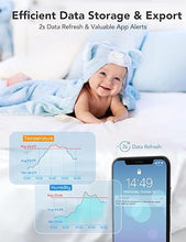 Load image into Gallery viewer, Govee WiFi Temperature Sensor H5179, Smart Hygrometer Thermometer with App Notification, 2 Years Data Storage Export, Remote Monitor for Room Greenhouse Incubator Wine Cellar, 2 Pack