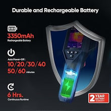 Load image into Gallery viewer, HIKMICRO B20 Thermal Imaging Camera with 2MP Visual Camera, Thermal Camera 256 x 192 IR Resolution, 25 Hz Refresh Rate, 3.2" LCD Screen, Full Screen Measurement Thermal Scanner with WiFi, -4~1022°F