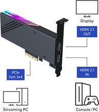 Load image into Gallery viewer, AVerMedia HDMI 2.1 Internal PCIe Capture Card for Streaming and Recording 4K60 with Ultra-Low Latency on PS5, PS4 Pro, Xbox Series X/S, Xbox One X, Switch Games - GC575 Live Gamer 4K 2.1