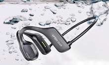 Load image into Gallery viewer, Bone Conduction Headphones Waterproof Swimming Headphones with Built-in MP3 Player 16G Memory, Bluetooth 5.3 Open Ear Headset for Underwater, Running, Cycling and More Activities (Bone Black)