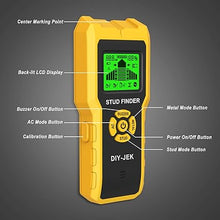 Load image into Gallery viewer, Stud Finder Wall Scanner, Upgraded 6 in 1 Electronic Stud Detector Sensor with LCD Display & Audio Alarm for Wood Metal AC Live Wire Detection, Joist Pipe, Copper Tube Tester