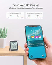 Load image into Gallery viewer, Govee Bluetooth Hygrometer Thermometer, Large LCD, Max/Min Records, 2-Year Data Storage - Black, 2 Pack