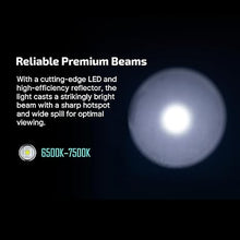 Load image into Gallery viewer, OLIGHT BatonTurbo EDC Rechargeable Handheld Flashlight, 1000 Lumens Compact LED and 510 Meters Long Throw Powerful Pocket Light, with Two-way Clip and Landyard for Camping, Hiking and Home Use (Black)