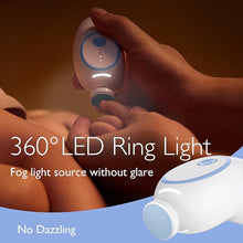 Load image into Gallery viewer, Momcozy Baby Nail File Electric, Rechargeable Baby Nail Clipper, Gentle Baby Nail Trimmer Electric with Night Light, 7 Grinding Head Replacement Pads, Blue